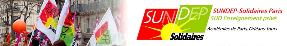 Sundep-Solidaires Paris SUD Enseignement privé